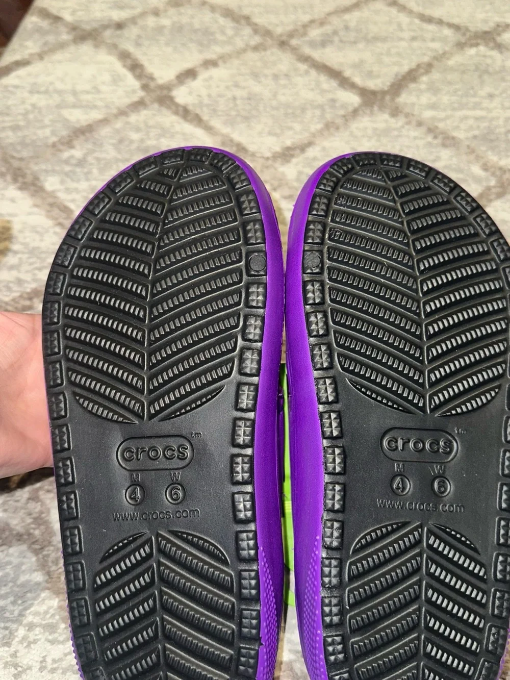 Purple crocs  McDonalds  Slide Sandals